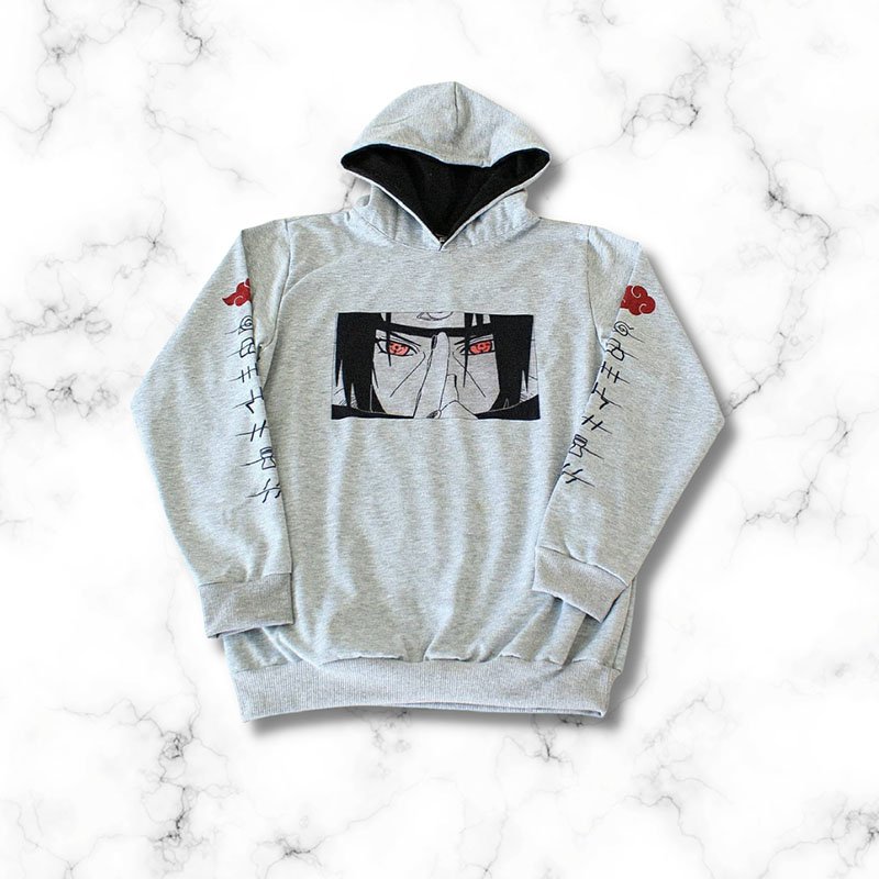 Buzo unisex basico gris itachi