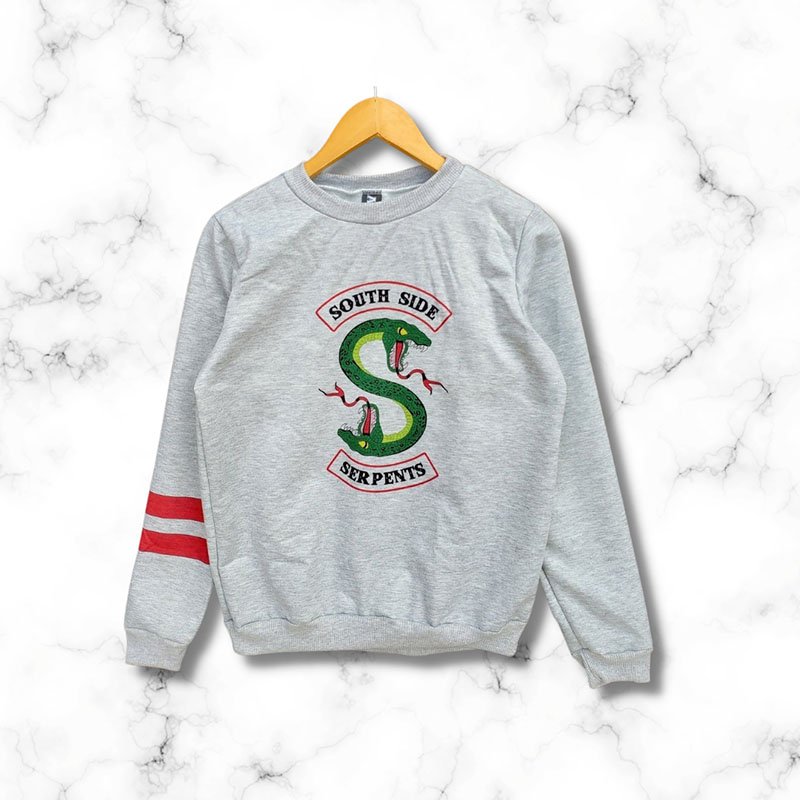 Buzo unisex basico gris south side